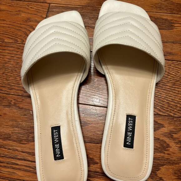 Nine West Off White Sandals - Picture 3 of 5